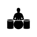 Drumline Icon Royalty Free Stock Photo