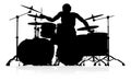 Musician Drummer Silhouette