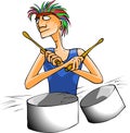 Drummer Royalty Free Stock Photo