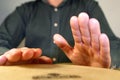 Drummer's hands Royalty Free Stock Photo