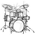 Drummer Royalty Free Stock Photo