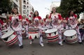 Drummers from Batala Band Badajoz Carnival 2016