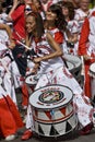 Drummers from Batala Banda de Percussao