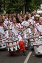 Drummers from Batala Banda de Percussao