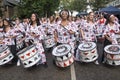 Drummers from Batala Banda de Percussao