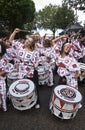 Drummers from Batala Banda de Percussao