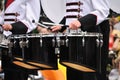 Drummers Playing Tenor Drums in Parade