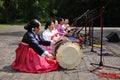 Drummers, Society for Korean Dance Education Royalty Free Stock Photo