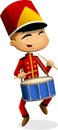 The 12 Days Of Christmas - 12Th Day - Twelve Drummers Drumming Royalty Free Stock Photo