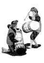 Drumming boys