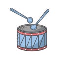 Drump instrument isolated icon Royalty Free Stock Photo