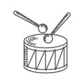 Drump instrument isolated icon Royalty Free Stock Photo