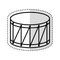Drump instrument isolated icon Royalty Free Stock Photo