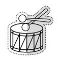 Drump instrument isolated icon Royalty Free Stock Photo