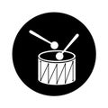 Drump instrument isolated icon Royalty Free Stock Photo