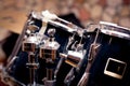 Drums detail in studio Royalty Free Stock Photo