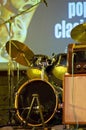 Drums on the stage Royalty Free Stock Photo