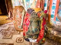 Drums in Ura Kida Nem Reth Church on Zieg Island, Lake Tana, Ethiopia. Royalty Free Stock Photo