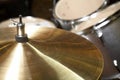 drumset cymbal Royalty Free Stock Photo