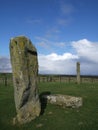 Drumtroddan Standing Stones, Scotland Royalty Free Stock Photo
