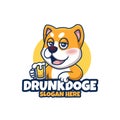 Drunk Doge Cute