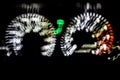 Drunk Drive the Car with Blur Light of The Highway, Blurred background, abstrac