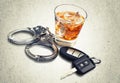 Drunk driving Royalty Free Stock Photo