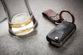 Drunk driving concept