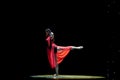 Drunk-Girl in red-Modern dance