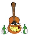 Drunk Guitar cartoon