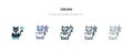 Drunk icon in different style vector illustration. two colored and black drunk vector icons designed in filled, outline, line and