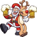 Drunk Santa Claus Royalty Free Stock Photo
