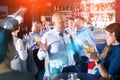 Drunken man having fun at party Royalty Free Stock Photo