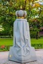 Druskininkai, Lithuania, May 8, 2019: Park sculpture on the embankment of the river Neman. Druskininkai, Lithuania. Druskininkai Royalty Free Stock Photo