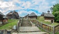 Drvengrad Mecahvik wooden houses, etno village near Zlatibor, Serbia