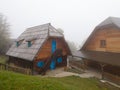 Drvengrad Mecavnik or Kustendorf, ethno village built by Emir Kusturica on Mokra Gora, Zlatibor district in Serbia