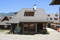 DRVENGRAD, SERBIA - JUNE 15, 2019: Eco village built by Emir Kusturica in Mokra Gora, Serbia