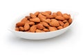Bowl full of almonds