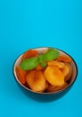 Dry Apricot, Dried Apricots, Healthy Orange Fruits Group, Sweet Organic Dessert Snack, Healthy Diet Food Royalty Free Stock Photo