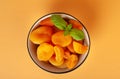 Dry Apricot, Dried Apricots, Healthy Orange Fruits Group, Sweet Organic Dessert Snack, Healthy Diet Food Royalty Free Stock Photo