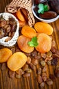 Dry Apricots And Various Dry Fruits