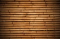 Dry bamboo fence or bamboo wall texture background Royalty Free Stock Photo