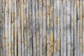 Dry Bamboo Sticks wall for background Royalty Free Stock Photo