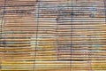 Dry bamboo woven texture is used for gazebo walls Royalty Free Stock Photo