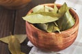 Dry bay leaves