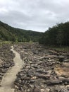 Almost Dry Bed of the Ocoee River Tennessee USA