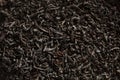 Dry Black Loose Leaf Tea Royalty Free Stock Photo