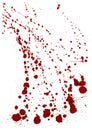 Dry blood splatter. Modern background. Vector illustration. Royalty Free Stock Photo