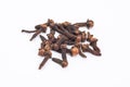 Dry brown spice cloves flower buds of Syzygium aromaticum - cooking ingredients