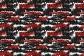 Dry Brush Strokes And Scratches Retro Grunge Background. Dark Vector Hand Painted Dirty Seamless Pattern. Dirty cracked wall